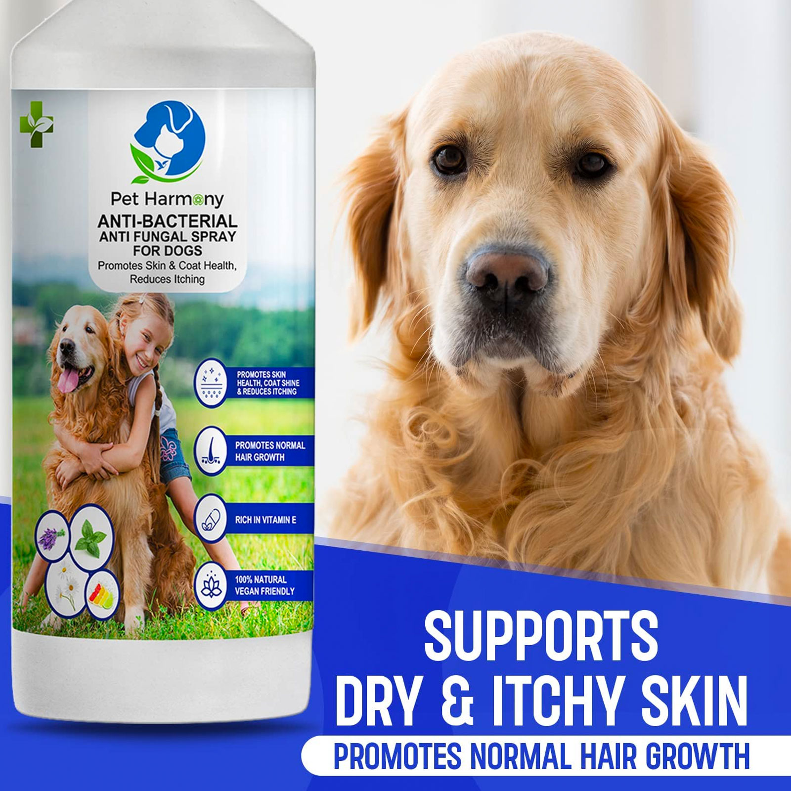 does vitamin e help dogs dry skin