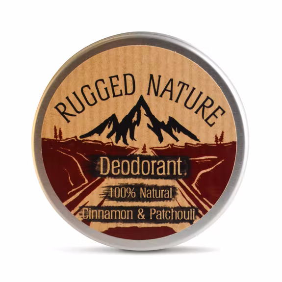 Rugged Nature Natural Deodorant - Cinnamon & Patchouli - EcoBargains