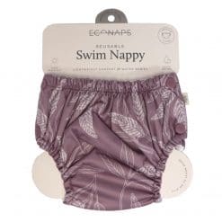 Medium Mauve Swim Nappy in Packaging