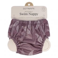 Small Mauve Swim Nappy in Packaging