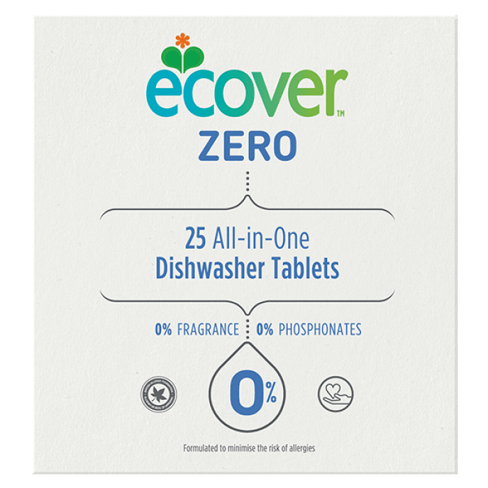 All in One Zero 25 x Dishwasher Tablets EcoBargains