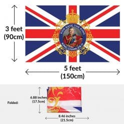 King Charles III flag dimension
