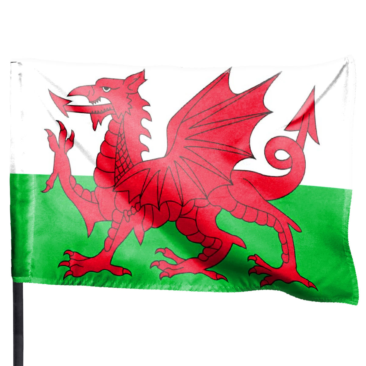 Extra Large Cymru Wales Welsh Flag 5 x 3ft (150cm x 90cm) - EcoBargains