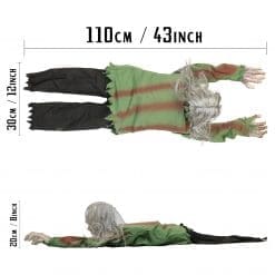 zombie is 110cm long, 30cm wide and 20cm tall